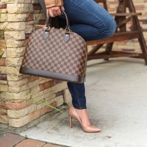 Louis Vuitton LV alma Damier hang bag N51131 /2211156